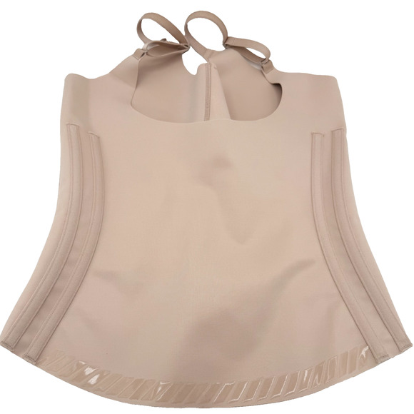 Spanx Structured Shaping Corset 46655 10428R Nude Tank Top w/ Boning Women’s MED - Picture 6 of 8